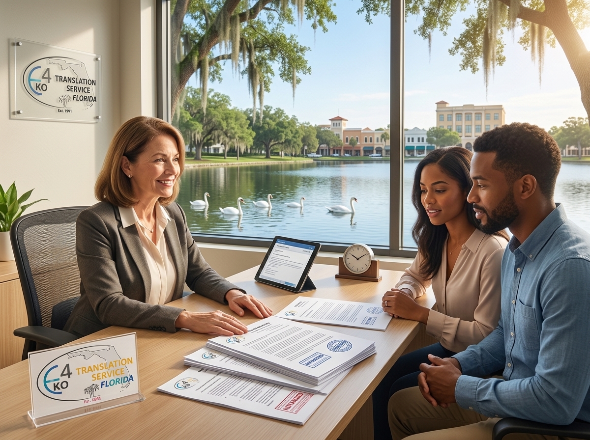 Certified document translation in Lakeland, FL