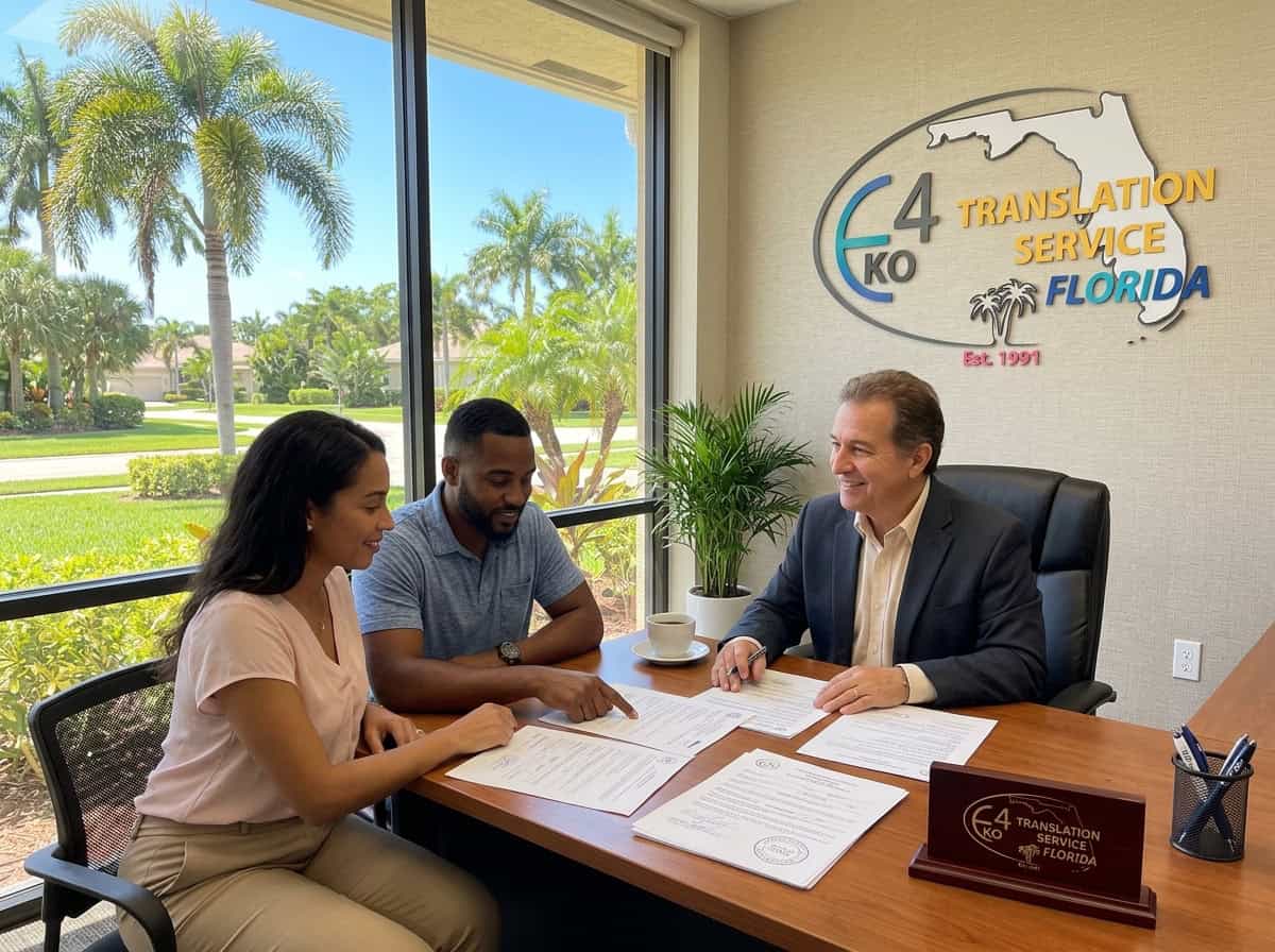 Certified document translation in Port St. Lucie, FL