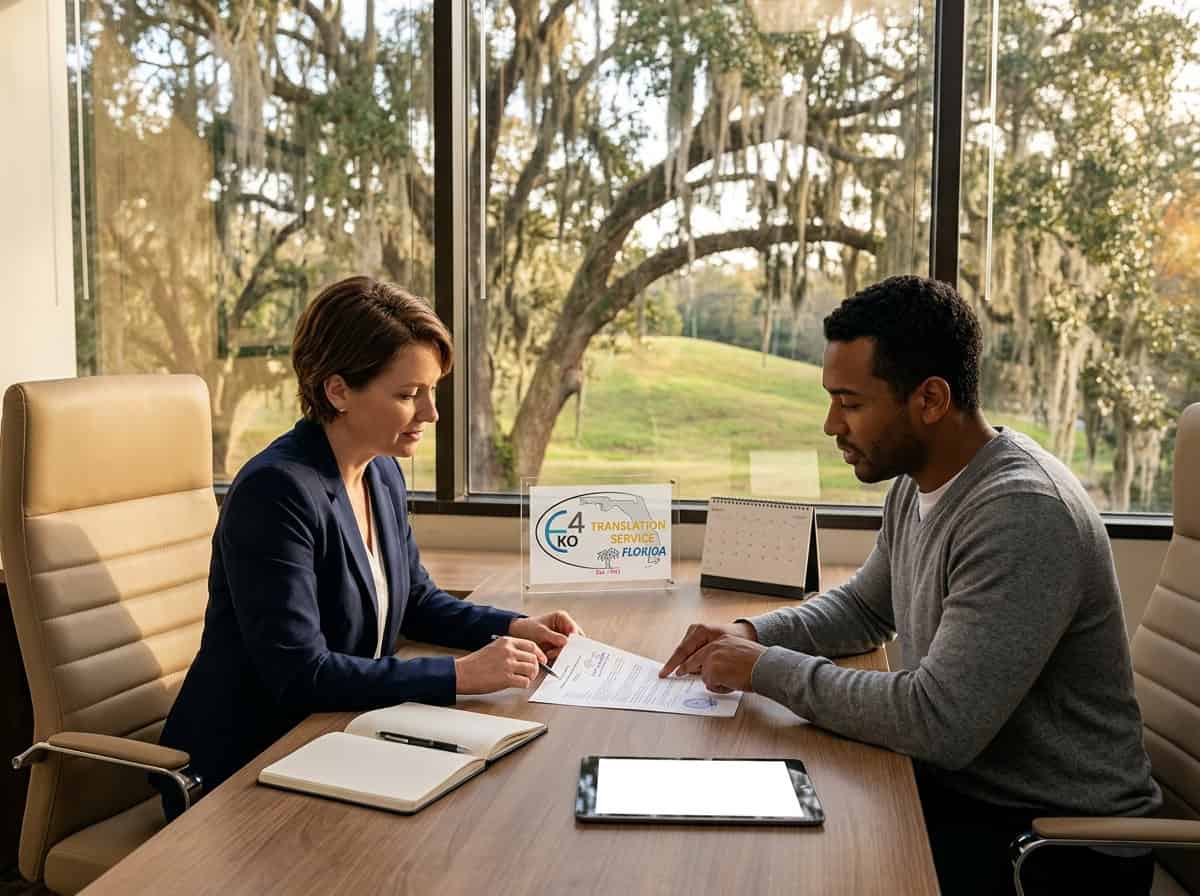 Certified document translation in Tallahassee, FL