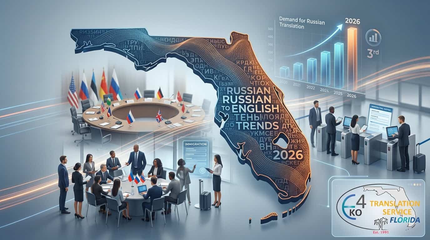 Russian to English Translation Trends: Navigating Florida’s 2026 Landscape