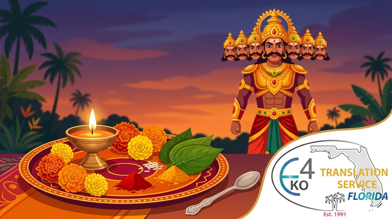 Celebrating Dussehra (Vijayadashami) 2026 in Florida